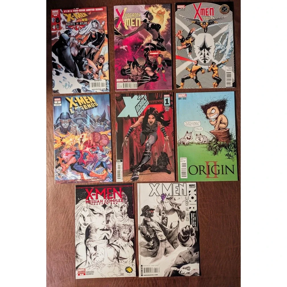 Marvel Comics X-Men Variant Cover Comic Lot 8 Total (2007-21)‎ VF to VF/NM Range